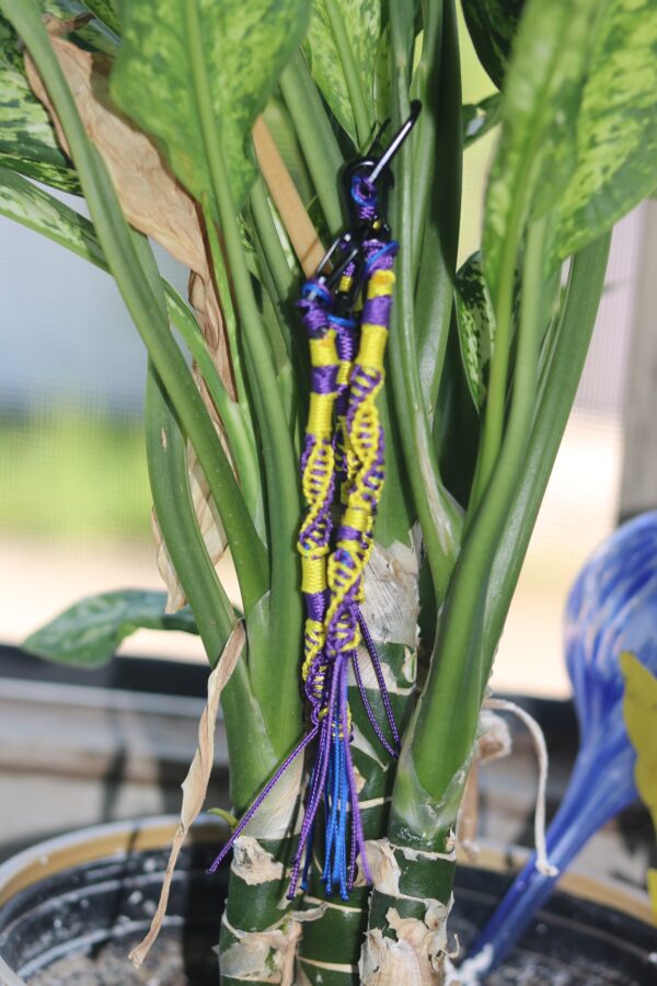 Purple & Yellow Tzitzits - Image 2
